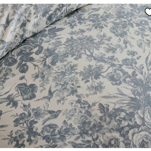 Pottery Barn Sorrel Toile Duvet Cover & Shams - Picture 3 of 12